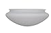 Hampton Bay Hugger 52 in. Brushed Nickel Ceiling Fan Replacement Frosted Glass Part