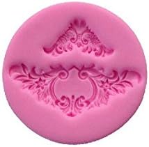 Fondant Cake Mold Frame Decoration Luxury Style Polymer Clay Molds Candy Jelly Baking Silicone Tool