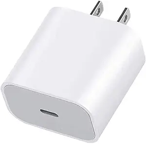 USB C Fast Charger, 20W PD Fast Wall Charger Adapter Block Compatible with iPhone 12/12 Pro/12 Mini /12 Pro Max, 11 Pro Max SE XR XS X, Samsung Galaxy S21 S20 Ultra, iPad Pro and More