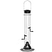 Droll Yankees Onyx Clever Clean and Fill Mixed Seed Bird Feeder, 18 Inches, 4 Ports, Black primary
