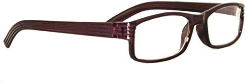 Double Battery Plastic Full-Rim Ready Reading Men's & Women's Glasses (Power: +1.00 To +3.00 (0.25 Steps)