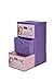 Disney Sofia the First Foldable 3-Drawer Storage Organizer