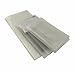 (2-Pack) Multifunction Plastic Clear Zipper Pocket Notebook Organizer ID Card Holder for Traveler's Note Book Journal Refill (M)