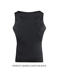 Agrost - Chaleco de entrenamiento de cintura para hombre, de neopreno, sin cremallera, para sauna