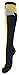 Bioworld Harry Potter Hufflepuff Knee High Socks sock size 911 ,For Ages 14 and Older ,BlackYellow