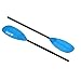 Leader Accessories Kayak Paddle Aluminum PP Blade Blue 87 inches for Kayaking Boating