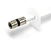 THE CIMPLE CO Single Wall Grommets for Cables Drywall, 100 PCS, 1/2-in Feed-Through Bushing, Grommet, Coaxial Cable Wall Pass Through, Cord Hole Cover, CCTV, White