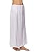 Avidlove Women Lingerie Slips Satin Snip-it Half Slip Lace Underskirt Long White, Style1-White (FBA), XX-Large