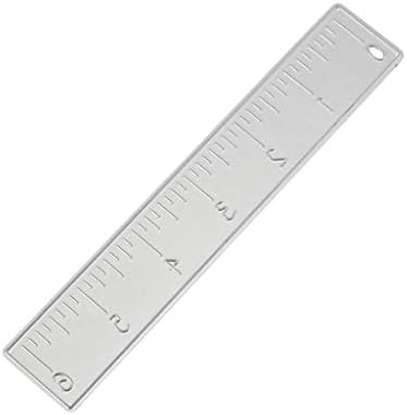 Guoyy Ruler Stencil Metal Cutting Dies for Scrapbooking Paper DIY Card Craft Embossing