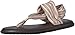 Sanuk Women's Yoga Sling 2 Prints Flip Flop,Tan/Natural Stripes,8 M US