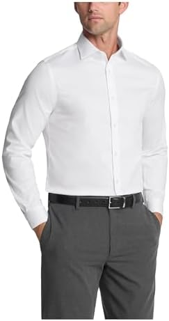 van heusen white dress shirts Men's Slim-Fit Ultra Wrinkle Free Shirt, Size: XS 32/33, it boasts a quick Van Heusen Men's Dress Shirt