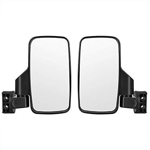 image for BETOOLL Adjustable Pair UTV Side Mirror Set 1.75 or 2inch Roll Bar Cag