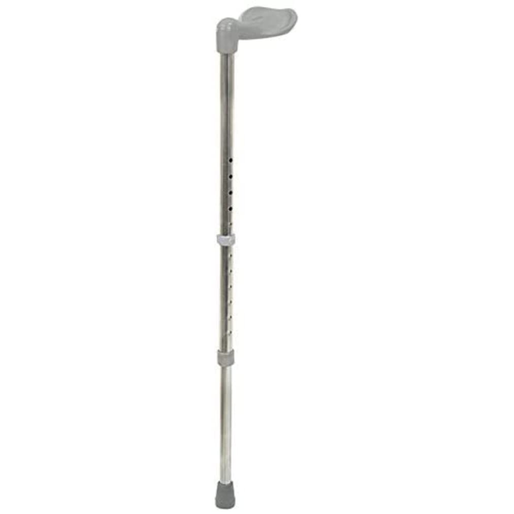 Aidapt Small Left Handed Adjustable Height Lightweight Walking Stick with Anti Slip Ferrule Foot to Aid Stability and Confidence when Walking Supplied with a Hanging Carry Strap for The Shorter user