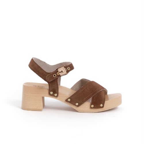 Scholl Pescura Cate, Sandali Donna, Cognac, 37 EU