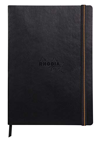 RHODIA TOUCH 116175C - Mixed Media Book - A4 portrait - multi-technique paper PaintOn extra-white 250 g/m² - 40 non-microperforated pages - bookmark - pocket
