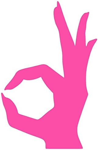 ROCKET BUNNY vinyl Sticker Decal (5.2" x 8", Hottest Pink)