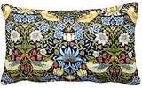 William Morris: Strawberry Thief vintage design Throw Pillow 50% Cotton 50% Polyester 20 x 30 inches Pillowcase