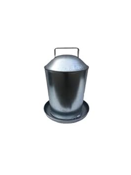 Parasene Genuine New Galvanised Metal Chicken Drinker Water