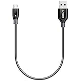 Anker PowerLine+ Micro USB (1ft) The Premium Durable Cable [Double Braided Nylon] for Samsung, Nexus, LG, Motorola, Android Smartphones and More
