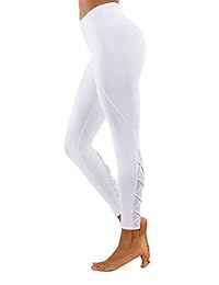 Pantalones de yoga HANA para dama Legging de entrenamiento para abdomen, cintura alta y cintura alta para dama