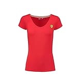 Scuderia Ferrari Formula 1 Women's 2018 Red Classic V-Neck F1 (Large)