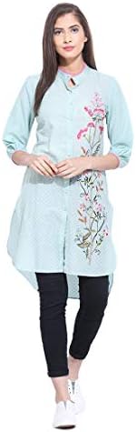 RSVP Cross Embroidered Long Kurta Style