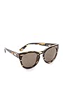Le Specs Women's Jealous Games Sunglasses, Streaky Tort/Brown Mono, One Size