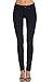 Poplooks Women's Casual Mid Rise Stretch Skinny Knit Jegging Pants