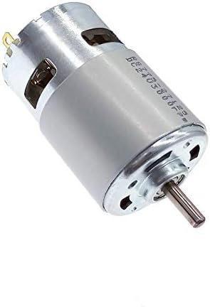 DFYYQ DC 12V Motor 775 24V Double Ball Bearing 3000rpm4500rpm6000rpm8500rpm10000rpm RS775 Large Torque Low Noise (Color : 3000rpm, Size : 24V)