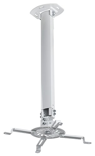 Mount-It! Ceiling Projector Mount Height Adjustable Universal Stand Fits Epson Optoma Benq Viewsonic Projectors, 30 Lbs Capacity (Long)