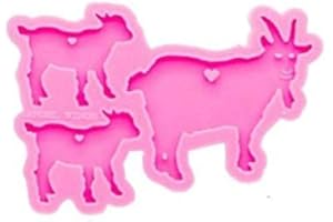 DIY STENCIL Goat Mold,Goat Family Keychain Mold,Goat Shape Silicone Mold,Goat Mold, Goat Resin Mold, Goat Mould,Goat Chocolate Mold,Goat Cake Mold,Goat Candy Mold