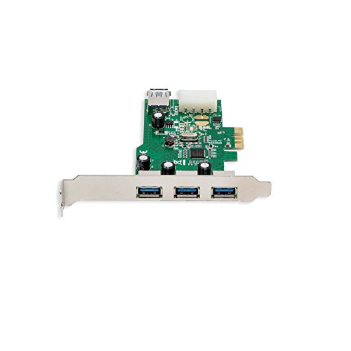 Syba 4 Port USB 3.0 Pcie 2.0 X1 Controller Card Components Other SD-PEX20137