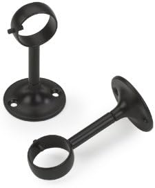 Umbra Ceiling Mount Curtain Rod Bracket Set Of 2 Use With Floor