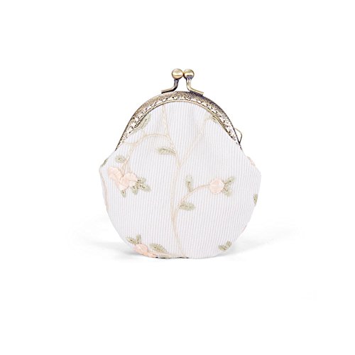 Fahsewelry women s vintage clutch handbag lady lace flo…