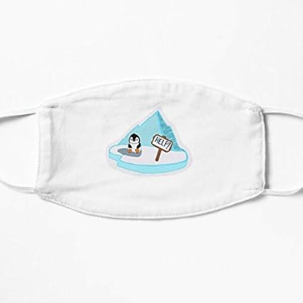 Amazon Com A Baby Penguin Caught On An Iceberg Mask Health Personal Care