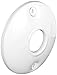 Defender Security E 2564 Steel Door Knob Rosettes, 2-1/2 Inch, Stamped Steel, White, Painted Finish, Pack of 2