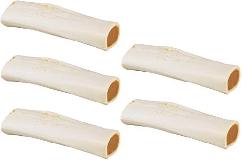 REDBARN Filled Bone Peanut Butter, Large 6-inch (5-Pack)