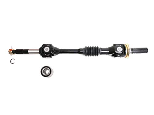ATVPC Rear Left or Right U-Joint Axle Shaft & Wheel Bearing for Kawasaki Mule 3000, 3010, 4000, 4010, 2x4 4x4 UTV, fits both KAF620 Gas & KAF950 Diesel