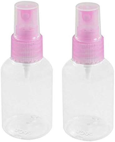 5p 30ml Transparent Portable Refillable Durable Storage Atomizer Empty Spray Bottle for Cosmetic Make Up Travel Pink