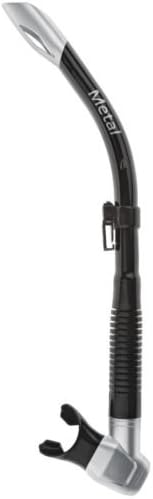 Premium Scuba Diving Snorkeling Dry Metal Tube by Adventure At Nature Super Flexible, Stable Snorkel Equipment Comfortable Mask Gear for Dive, Spearfishing or Freediving Soft Mouthpiece