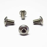 (4) RSD Rear License Plate Stainless Steel Screws For all BMW models ~ Added Security With Button Head Socket Cap Style