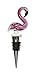 Glass Flamingo Wine Bottle Stopper - Decorative, Colorful, Unique, Handmade, Eye-Catching Glass Wine Stoppers - Flamingo Gifts, Wine Accessories Gift for Host/Hostess - Wine Corker/Sealer