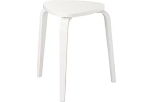 I-K-E-A KYRRE Triangular-Shaped Stool 3-Legged Birch White 17 3/4 ''