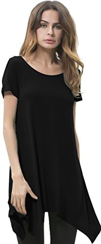 Songbai Womens Swing Tunic Tops Loose Fit Comfy Flattering T Shirt