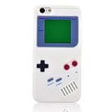 My8 White Iphone 5C Cover Retro Design Game Boy Style Rubber Case Skin for Apple Iphone 5C