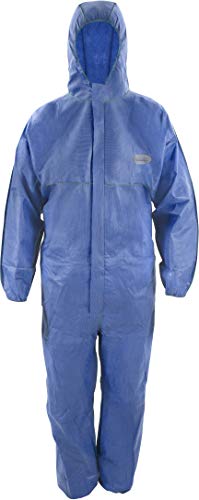 Cover Tex Chemieschutzoverall (SMMS) C-3, blau/grĂĽn, Gr. M (50 StĂĽck)