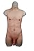 Simulation Of The Skin Artificial Silicone Dildo The Transvestite Half Body Suit