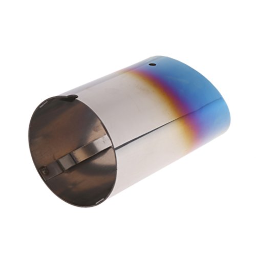 Itlovely 2xStainless Steel Exhaust Muffler Pipe for VW Volkswagen Jetta MK6 Golf 6 Golf 7