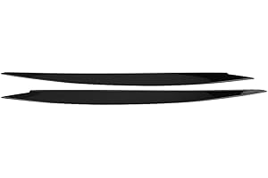 headlight gti mk7 + r eyelid Paper Car Headlight Eyebrows, 1 Pair Eyelids, Trim Cover, Eyebrows For 7 GTI 2013-2018 (Black) A