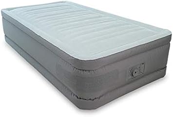 Amazon 上級モデル インテックス Intex エアーベッド 簡易ベッド マット厚さ46cm コンパクト 持ち運び 電動 プレムエアー ワン Prem Aire1 エアベッド シングルサイズ Sashikei スポーツ アウトドア